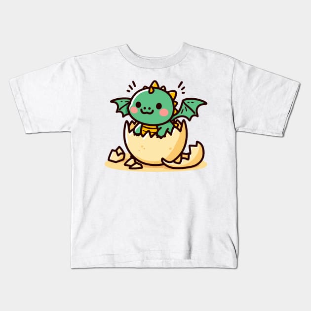 Dragon Baby Kids T-Shirt by ALNS